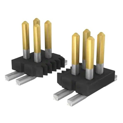 Samtec FTS Series Vertical Pin Header, 16 Contact(s), 1.27mm Pitch, 2 Row(s)