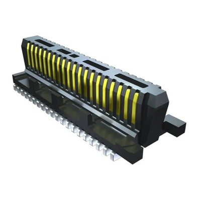 Samtec ST5 Series Horizontal PCB Header, 80 Contact(s), 0.5mm Pitch, 2 Row(s), Shrouded