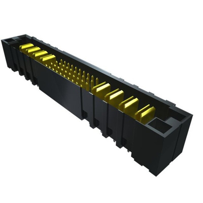 Samtec PETC Series Vertical PCB Header, 42 Contact(s), 2.54mm Pitch, 2 Row(s), Shrouded