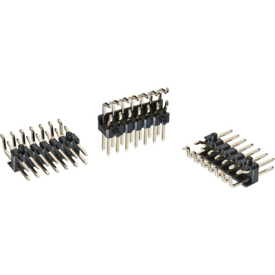 Wurth Elektronik WR-PHD Series Angled PCB Header, 24 Contact(s), 2.54mm Pitch, 2 Row(s)