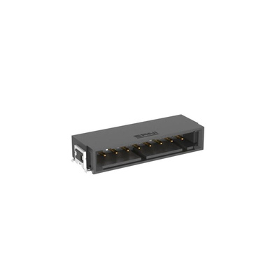 ERNI MaxiBridge Series Right Angle Surface Mount PCB Header, 8 Contact(s), 2.54mm Pitch, 1 Row(s)