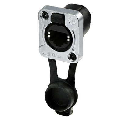 Re-An Products Female Ethernet Connector, Snap-In