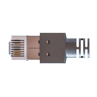Yamaichi Male RJ45 Connector, Plug-In