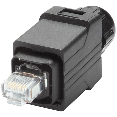 Siemens Plug Ethernet Connector, Cable Mount, Cat5