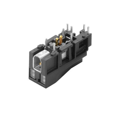 Weidmuller Male Ethernet Connector, PCB Mount
