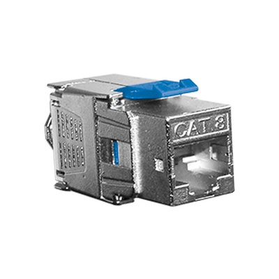 Decelect Female RJ45 Connector, Cable Mount, Cat8