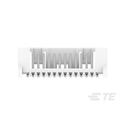 TE Connectivity MICRO CT Series Straight Board Mount PCB Header, 14 Contact(s), 1.2mm Pitch, 1 Row(s)