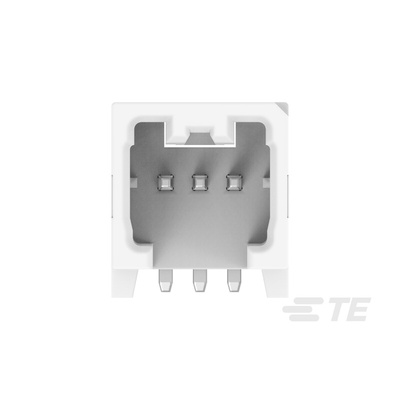 TE Connectivity MICRO CT Series Straight Board Mount PCB Header, 3 Contact(s), 1.2mm Pitch, 1 Row(s)