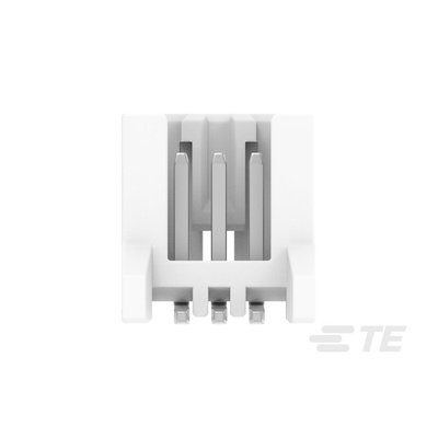TE Connectivity MICRO CT Series Straight Board Mount PCB Header, 3 Contact(s), 1.2mm Pitch, 1 Row(s)