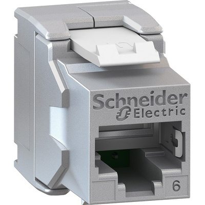 Schneider Electric Actassi Series Socket RJ45 Connector, Cable Mount, Cat6