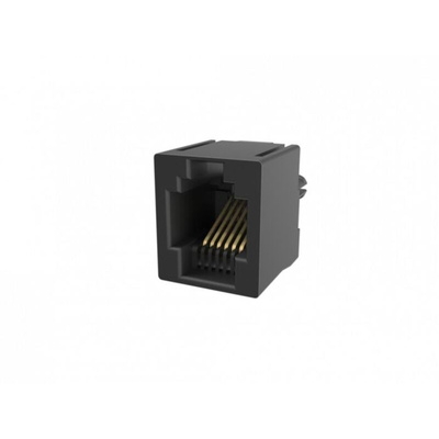 Amphenol Communications Solutions RJE08 Series Female Ethernet Connector, Through Hole, Cat3