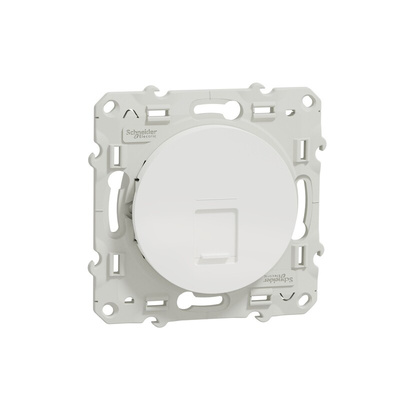Odace Series Socket RJ45 Socket, Flush Mount, Cat5