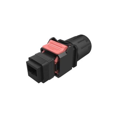 Amphenol Communications Solutions NDH Series Plug Ethernet Connector, Push-Pull, Cat5e