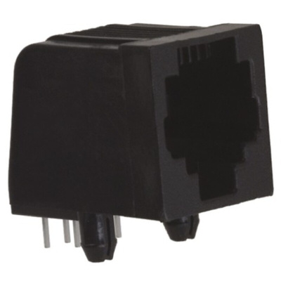 TE Connectivity 5520470 Series Female RJ25 Connector, Through Hole, Cat3, UTP Shield