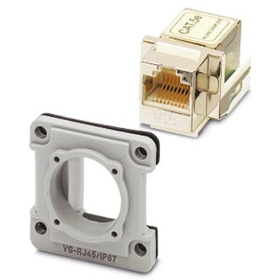 Phoenix Contact VS-08-A Series Ethernet Connector, Panel Mount