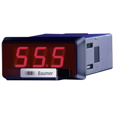 Baumer PA213 Series Digital Voltmeter DC, LED Display 3-Digits