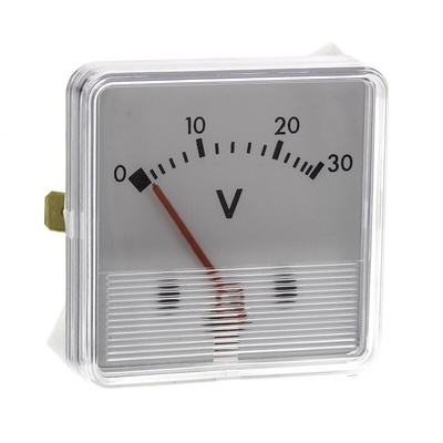 HOBUT Analogue Voltmeter DC ±8 %, 41.5 (Dia.) mm