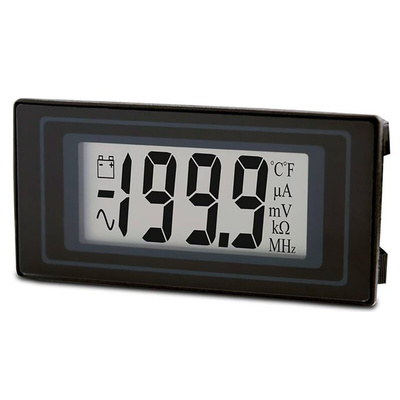 Lascar Digital Voltmeter DC, LCD Display 3.5-Digits ±1 %