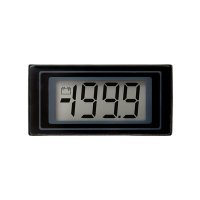 Lascar Digital Voltmeter DC, LCD Display 3.5-Digits ±1 %