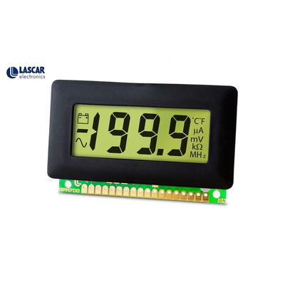 Lascar Digital Voltmeter DC, LCD Display 3.5-Digits ±1 %