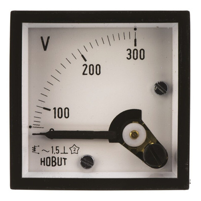 HOBUT Analogue Voltmeter AC, 45 x 45 mm