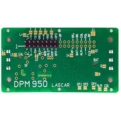Lascar Digital Voltmeter DC, LCD Display 3.5-Digits ±1 %