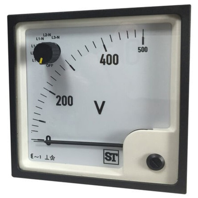 Sifam Tinsley SS94 Series Analogue Voltmeter AC, 92 x 92 mm
