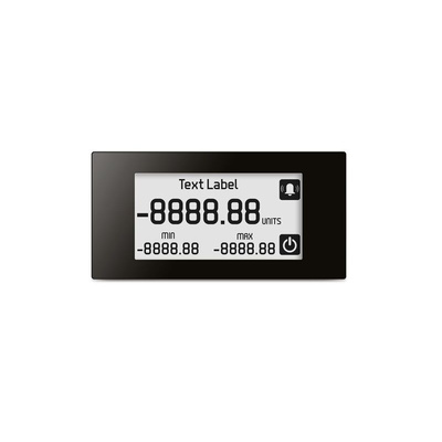 Lascar B Series Digital Voltmeter DC, E -paper Dot Matrix Display 6-Digits