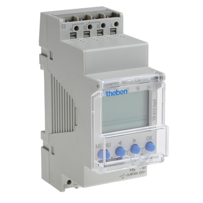 Theben Digital DIN Rail Time Switch 230 V ac, 2-Channel