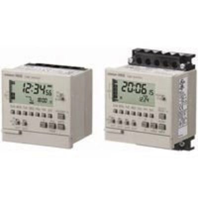 Omron Digital DIN Rail Time Switch 100 → 240 V ac, 2-Channel