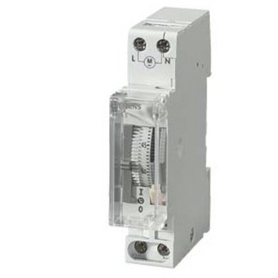 Siemens Analogue DIN Rail Time Switch 230 V, 1-Channel