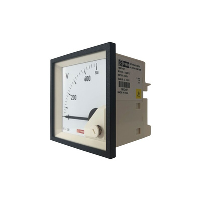 RS PRO Analogue Voltmeter AC, Analogue Display 0.01