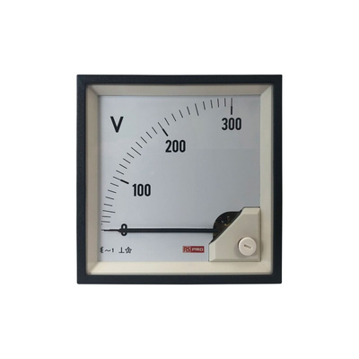 RS PRO Analogue Voltmeter AC, Analogue Display 0.01