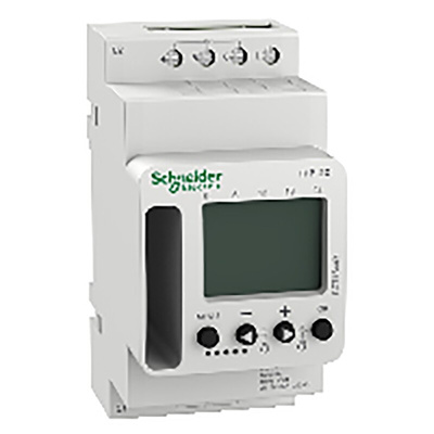 Schneider Electric Digital DIN Rail Time Switch 230 V ac, 2-Channel