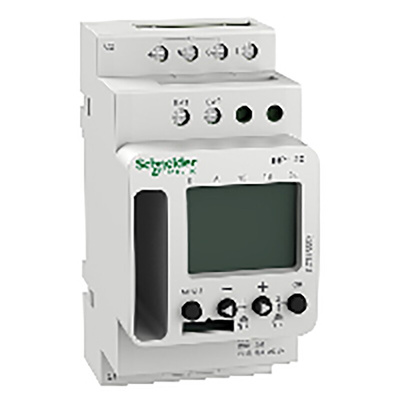 Schneider Electric Digital DIN Rail Time Switch 230 V ac, 2-Channel