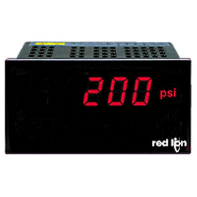 Red Lion PAX Lite Series Digital Voltmeter AC, LED Display 3.5-Digits