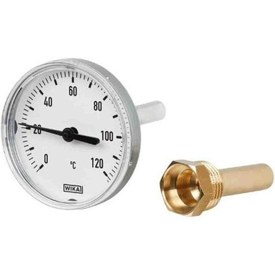 WIKA Dial Thermometer -30 → +500 °C, 3903699
