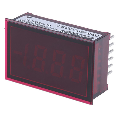 Murata Power Solutions Digital Voltmeter, LED Display 3.5-Digits 0.05 %
