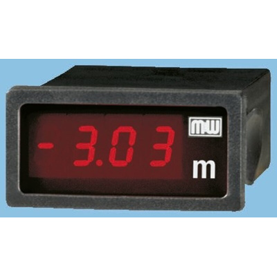 GILGEN Muller & Weigert Digital Voltmeter DC, LED Display 3.5-Digits