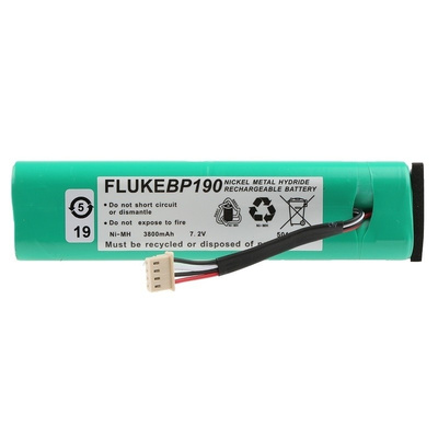 Fluke Oscilloscope Battery Pack BP190, For Use With 190 Series, 190C Series, 430 Series, Battery Chemistry NiMH