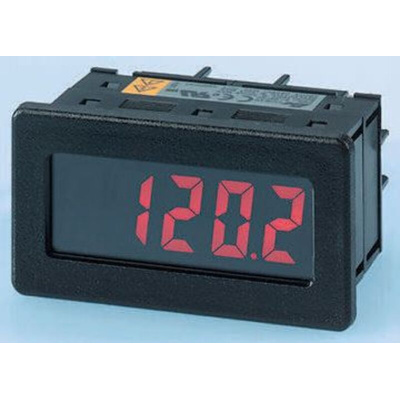 Red Lion Digital Voltmeter DC, LCD Display 3.5-Digits ±0.1 %