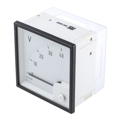GILGEN Muller & Weigert Analogue Voltmeter DC Class 1.5, 92 x 92 mm