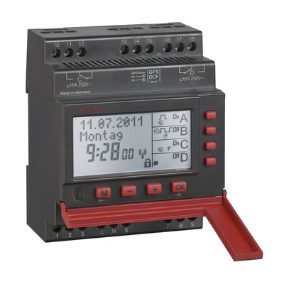 Muller Digital DIN Rail Time Switch 230 V ac, 2-Channel