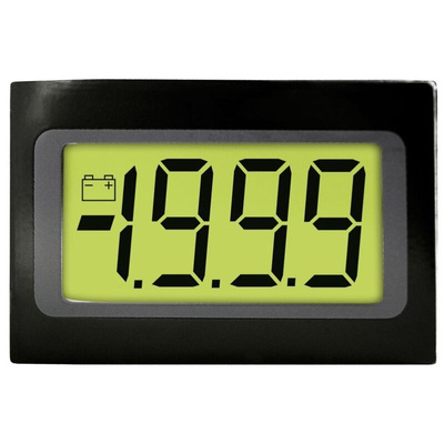 Lascar Digital Voltmeter DC, LCD Display 3.5-Digits ±1 %
