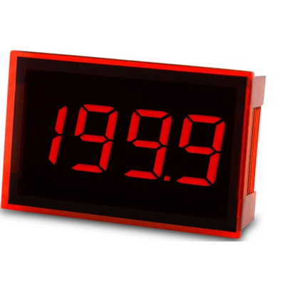 Lascar Digital Voltmeter DC, LED Display 3.5-Digits ±1 %