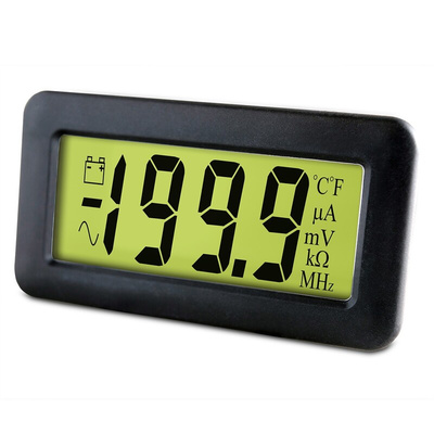 Lascar Digital Voltmeter DC, LCD Display 3.5-Digits ±1 %