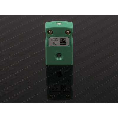 RS PRO In-Line Thermocouple Connector for Use with Type K Thermocouple, Miniature Size, IEC Standard