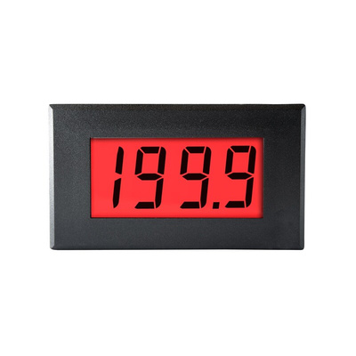 Lascar Digital Voltmeter DC, LCD Display 3.5-Digits ±1 %