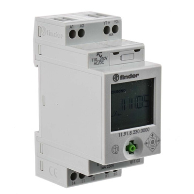 Finder Timer Light Switch 230 V ac, 1-Channel
