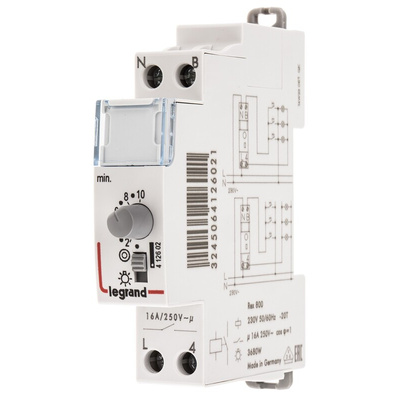Legrand Digital DIN Rail Time Switch 230 V ac